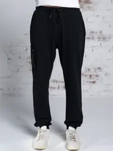 EDRIO Men Cotton Mid Rise Joggers