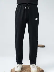 EDRIO Men Cotton Mid Rise Track Pant