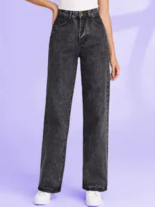 Kotty Women Jean Straight Fit High-Rise Stretchable Jeans