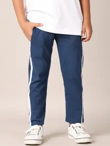 V-Mart Boys Mid-Rise Cotton Track Pants