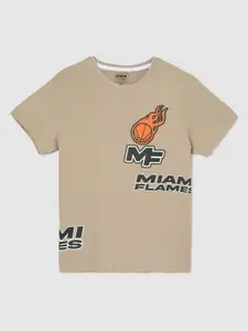 max Boys Printed Applique T-shirt