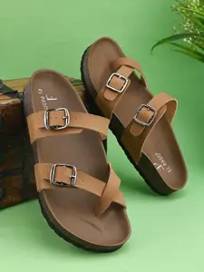 El Paso Women One Toe Flats with Buckles