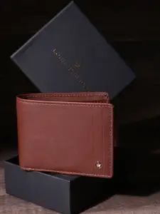 Louis Philippe Men Leather Two Fold Wallet