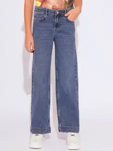 Vero Moda Girls Straight Fit Light Fade Stretchable Jeans