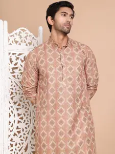 Anouk Men Embroidered Regular Sequinned Kurta with Pyjamas