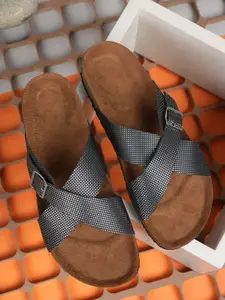 MOZAFIA Women Open Toe Flats