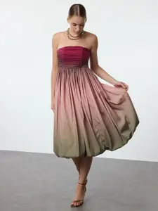 Trendyol Fit & Flare Midi Dress