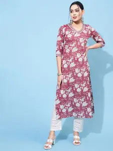 Sa Rasa Women Floral Printed Kurta