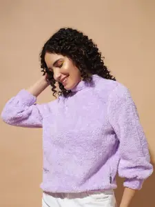 The Dry State Women High Neck Pullover Sweaters