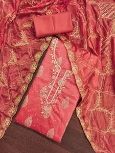 KIMISHA Embellished Unstitched Dress Material