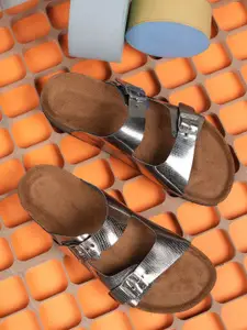 MOZAFIA Women Open Toe Flats with Bows