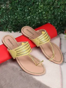 DressBerry Women Embellished Ethnic One Toe Flats