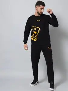 GRIFFEL Printed Round Neck Tracksuit