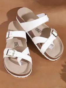 LOUD POUT Women Open Toe Flats