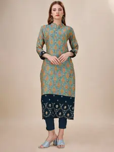 JIVORA Women Floral Printed Straight Kurta