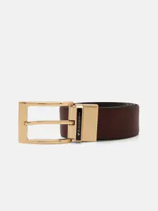 Blackberrys Men Solid Leather Reversible Formal Belt