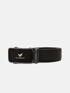 Blackberrys Men Textured Leather Belt