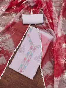 KIMISHA Embroidered Unstitched Dress Material