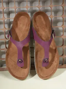 MOZAFIA Women T-Strap Flats