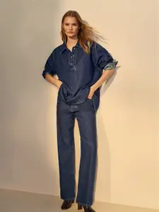 Kotty Women Straight Fit High-Rise Stretchable Jeans