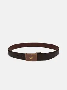 Blackberrys Men Textured Leather Reversible Belt