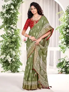 Saree mall Ethnic Motifs Zari Sarees
