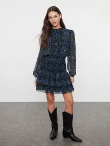 Trendyol Floral Print Fit & Flare Dress