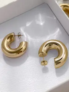 KRENOZ Classic Half Hoop Earrings
