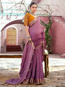 Saree mall Woven Design Printed Zari Saree