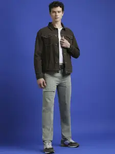 Pepe Jeans Men Straight Fit Cargos Trousers