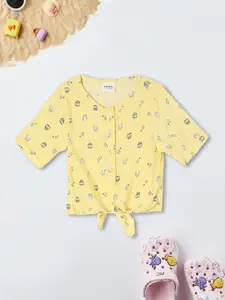 max Floral Print Cotton Top