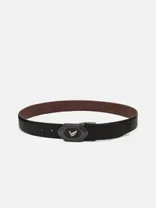 Blackberrys Men Textured Leather Reversible Belt