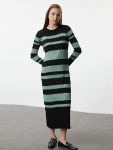 Trendyol Striped Midi Dress