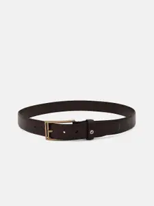 Blackberrys Men Tang Closure Textured Leather Belt