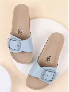 LOUD POUT Women Open Toe Flats with Bows