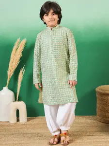 Sangria Boys Printed Cotton Kurtas