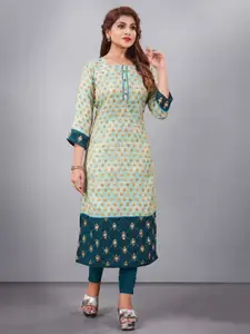 JIVORA Women Floral Printed Straight Kurta