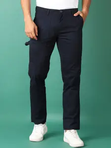 V-Mart Men Solid Regular Fit Cargo Trousers