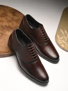 Mactree Men Leather Formal Oxfords