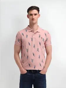 U.S. Polo Assn. Denim Co. Men Printed Polo Collar T-shirt