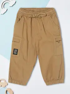 max Boys Cotton Mid-Rise Regular Fit Cargos