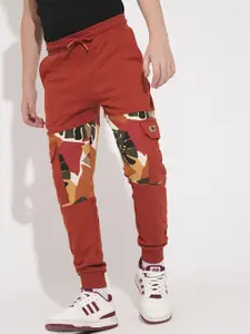 Jack & Jones Junior Boys Printed Cotton Joggers