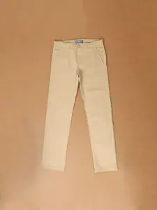 V-Mart Boys Solid Cotton Regular Fit Trouser