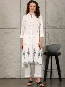W Women Floral Printed Kurta