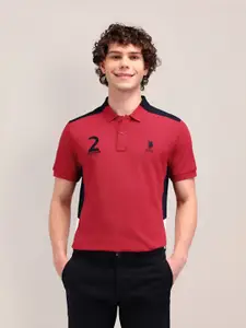 U.S. Polo Assn. Men Printed Polo Collar T-shirt