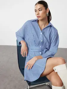 Trendyol Striped A-Line Dress