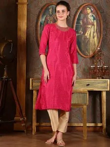W Women Embroidered Kurta