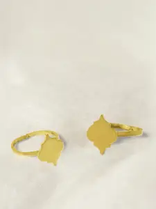 Goldnera Arabic Pattern Ethnic Toe Rings