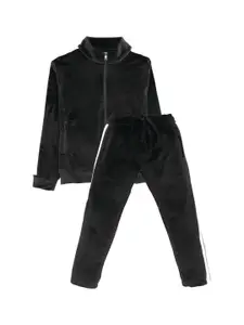 Status Quo Boys Regular Fit  HighNeck Long Sleeves Tracksuit