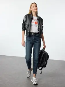 Trendyol Women Low Distress Light Fade Jeans